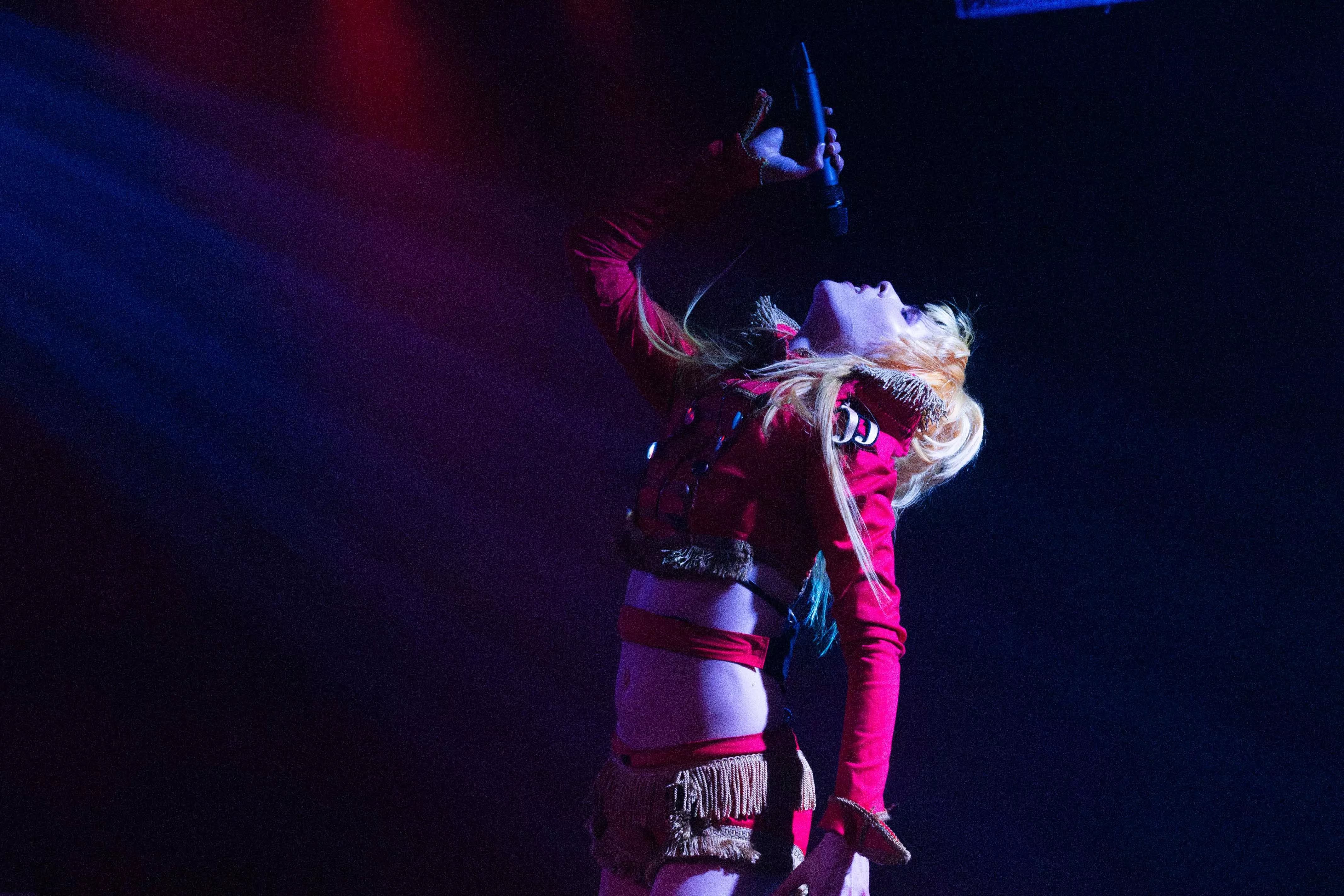 Dorian Electra Performs on stage at Glasshouse in Pomona