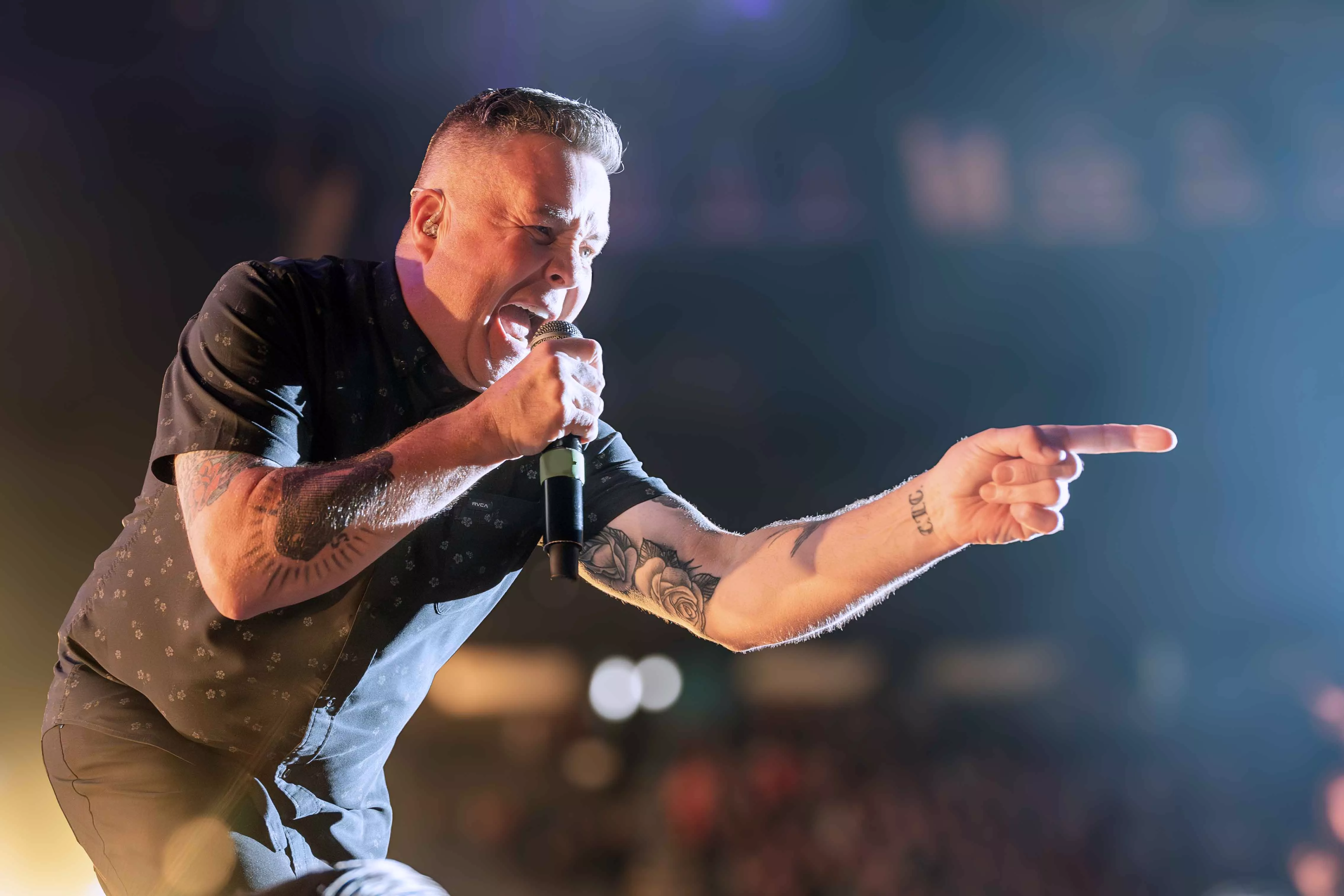 Dropkick Murphys a irish punk band play the stage at Toyota Arena