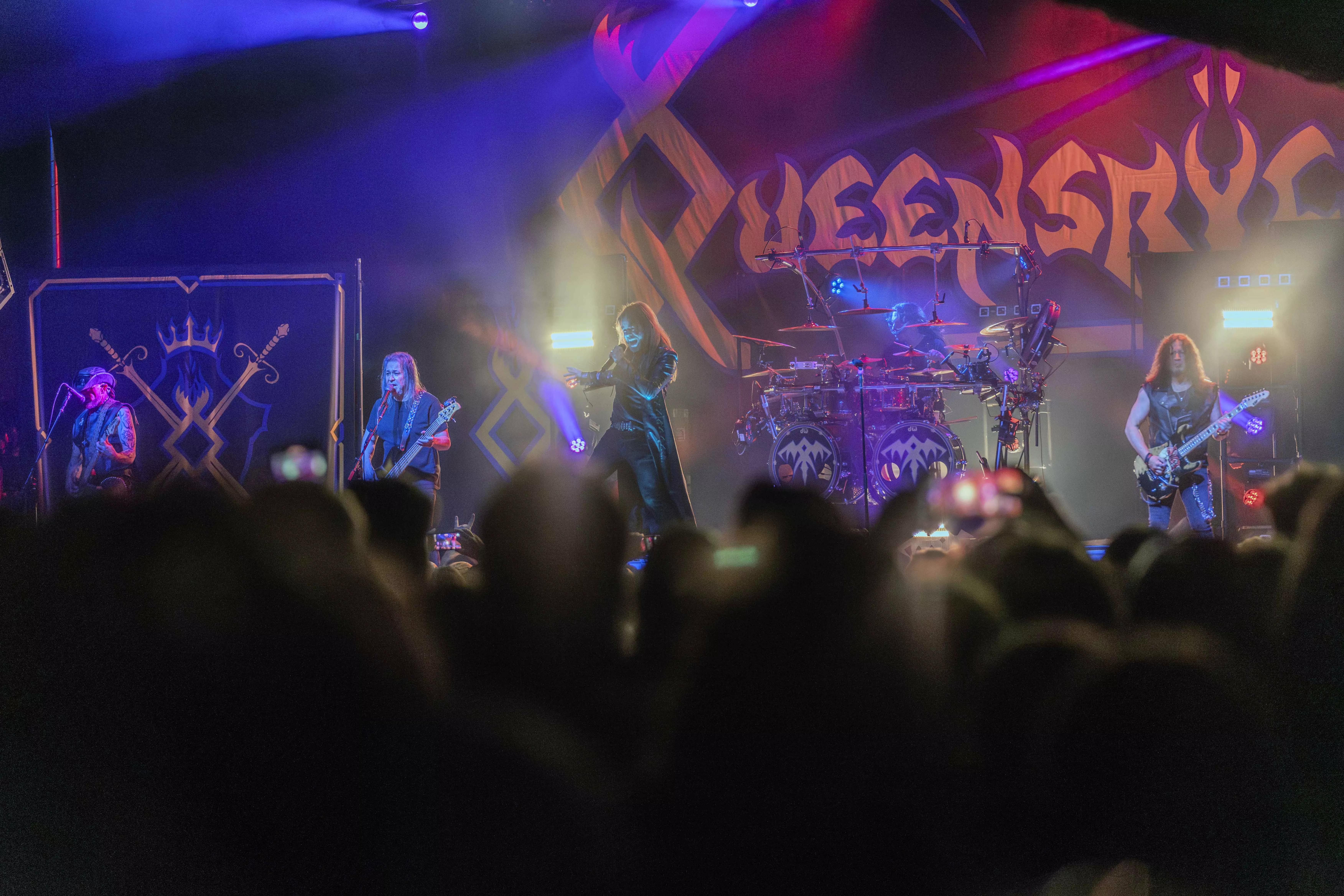 Queensryche plays on stage at the House of Blues in Anaheim Ca