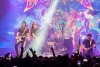 Death metal bands Dethklok Dragonforce and Nekrogoblikon perform for the Mutlation on a Spring Night tour at the Riverside Municipal Auditorium on April 21