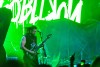 Death metal bands Dethklok Dragonforce and Nekrogoblikon perform for the Mutlation on a Spring Night tour at the Riverside Municipal Auditorium on April 21