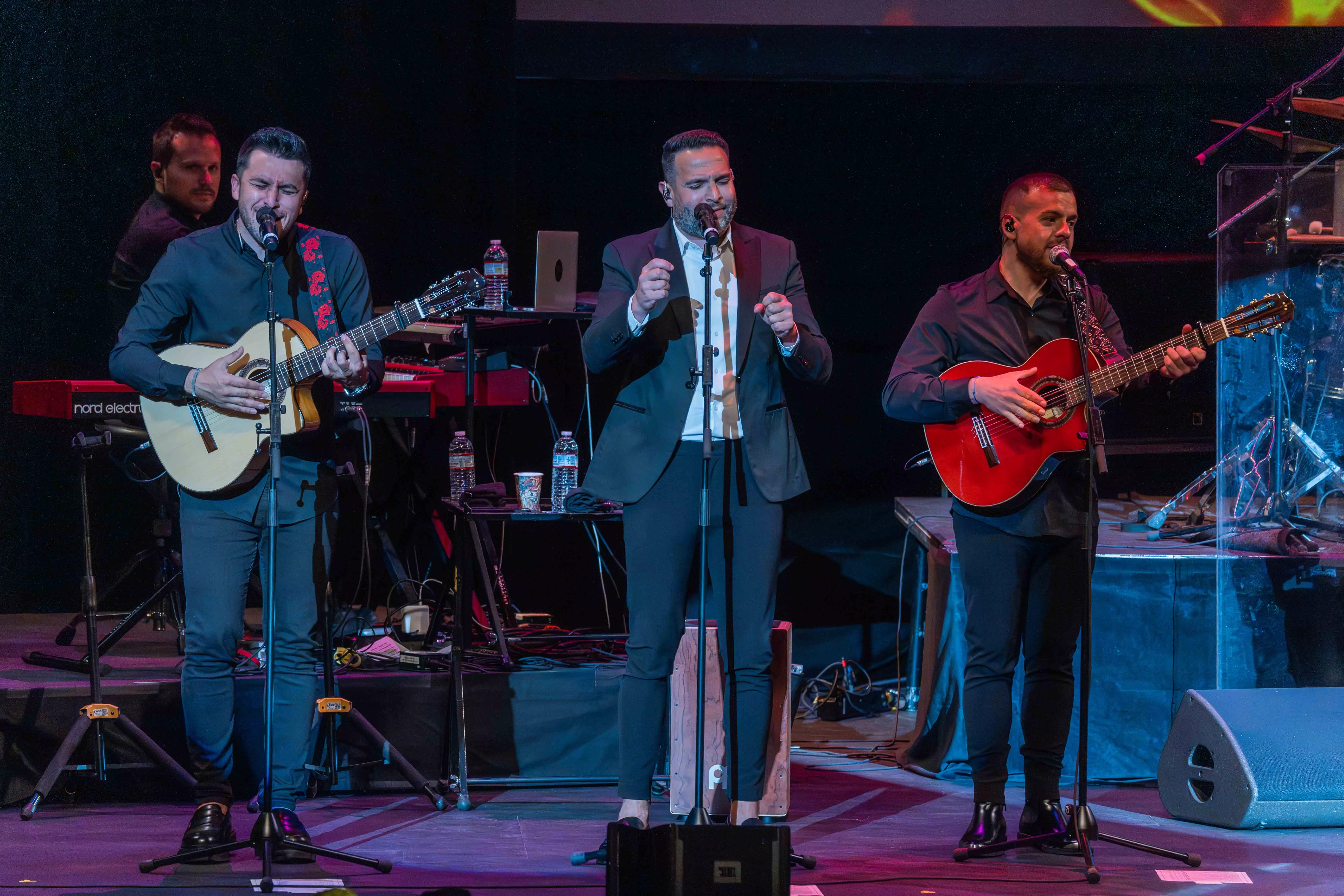 Gipsy Kings Perform on Stage at The Fox Performing Arts Theater in Riverside Ca on May 12