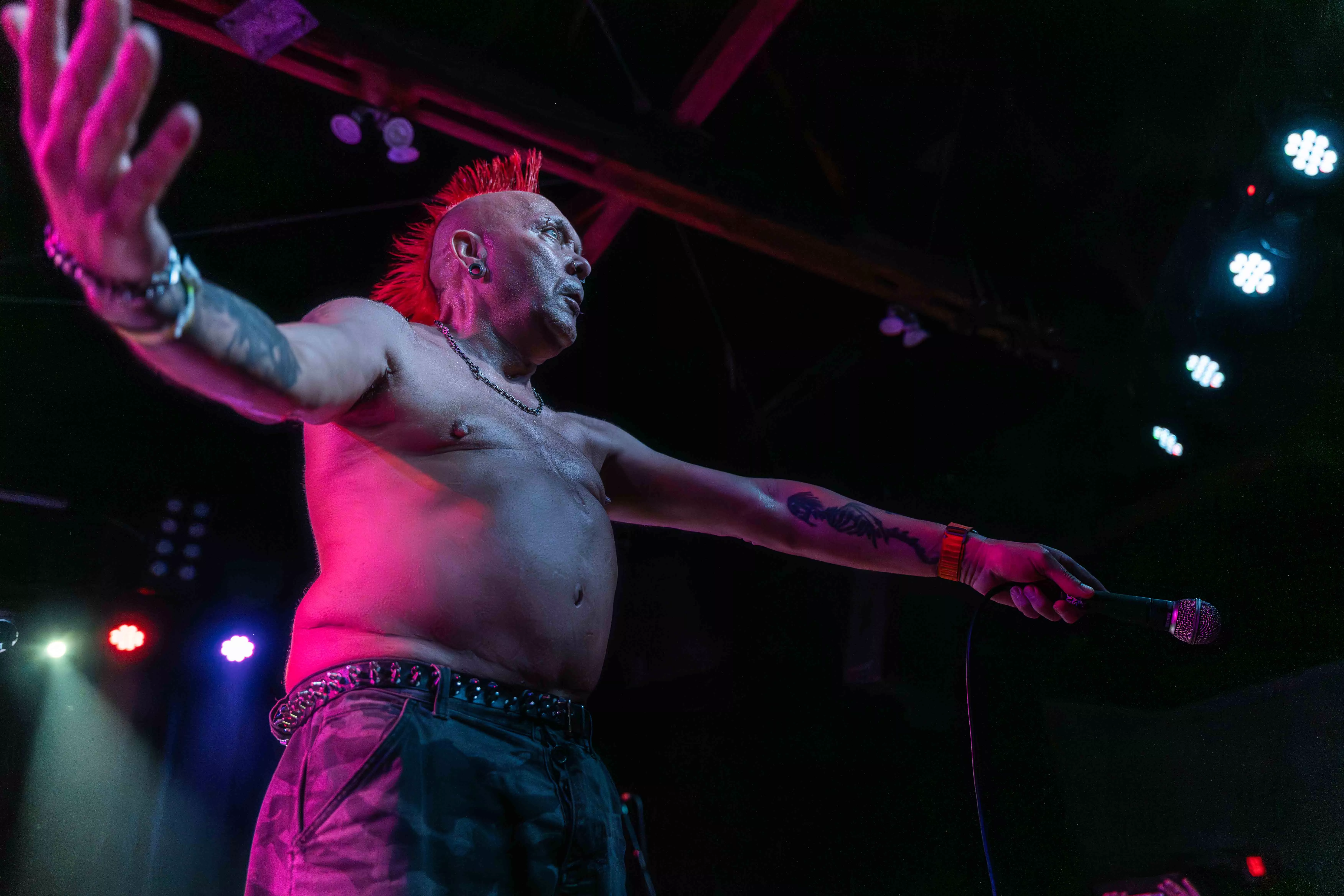 The Exploited, a Scottish Punk Band, headlined a night of old school punk rock at the Glass House in Pomona, CA on June 5.