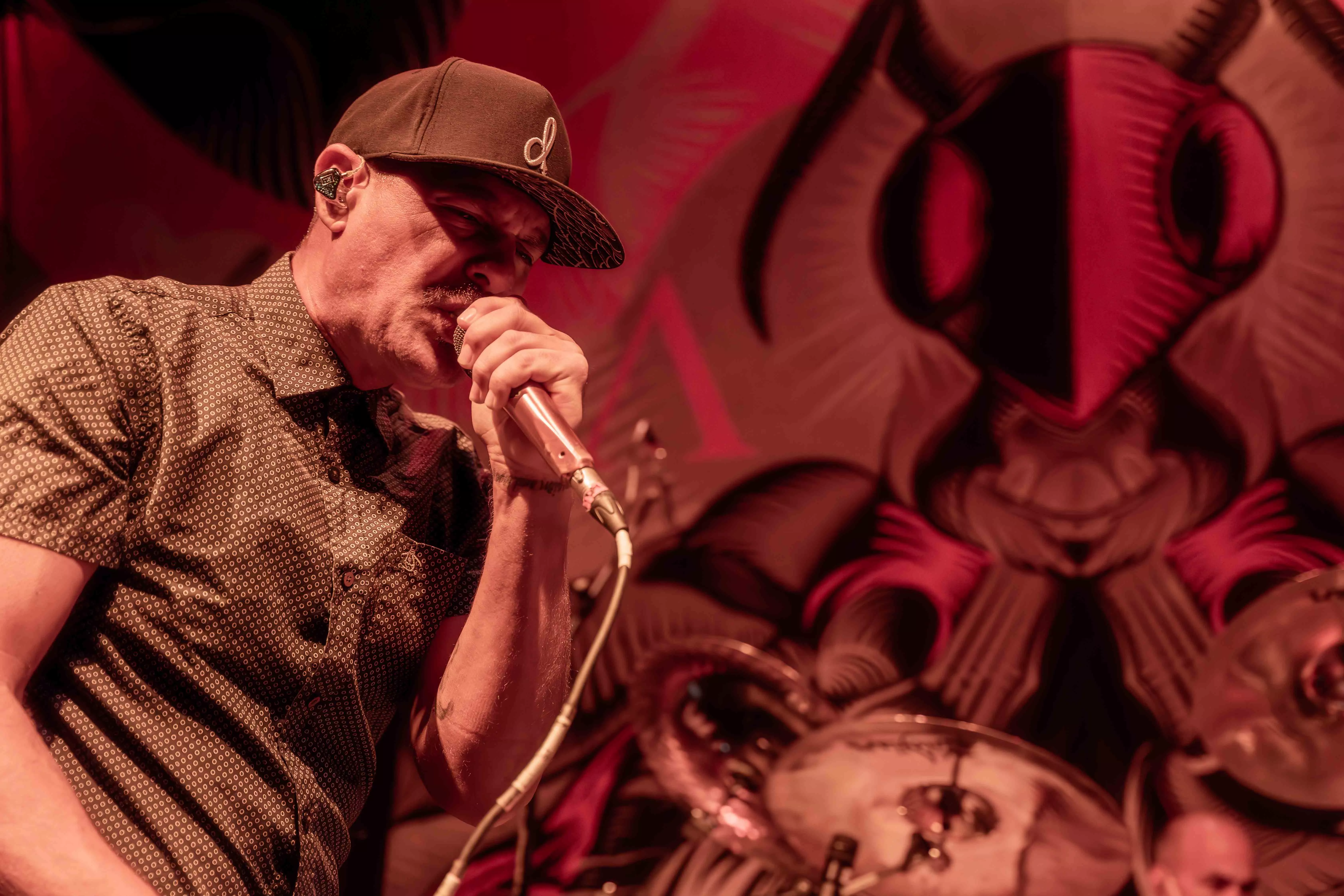 Alien Ant Farm vocalist Dryden Mitchell performs at the Parish Room in the House of Blues in Anaheim CA on August 29