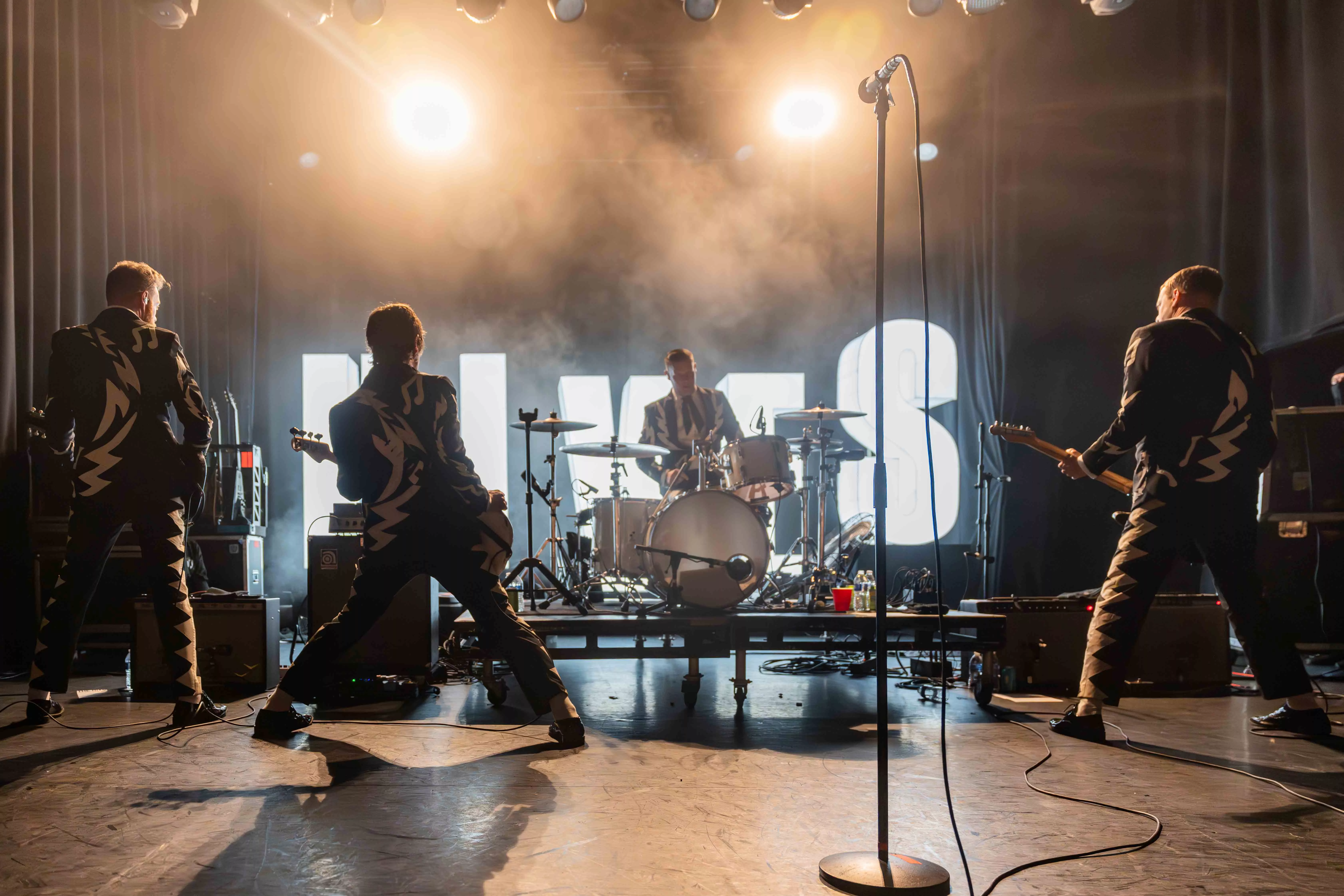 The band The Hives plays the Observatory OC stage with support from Spiritual Cramp on Aug 8