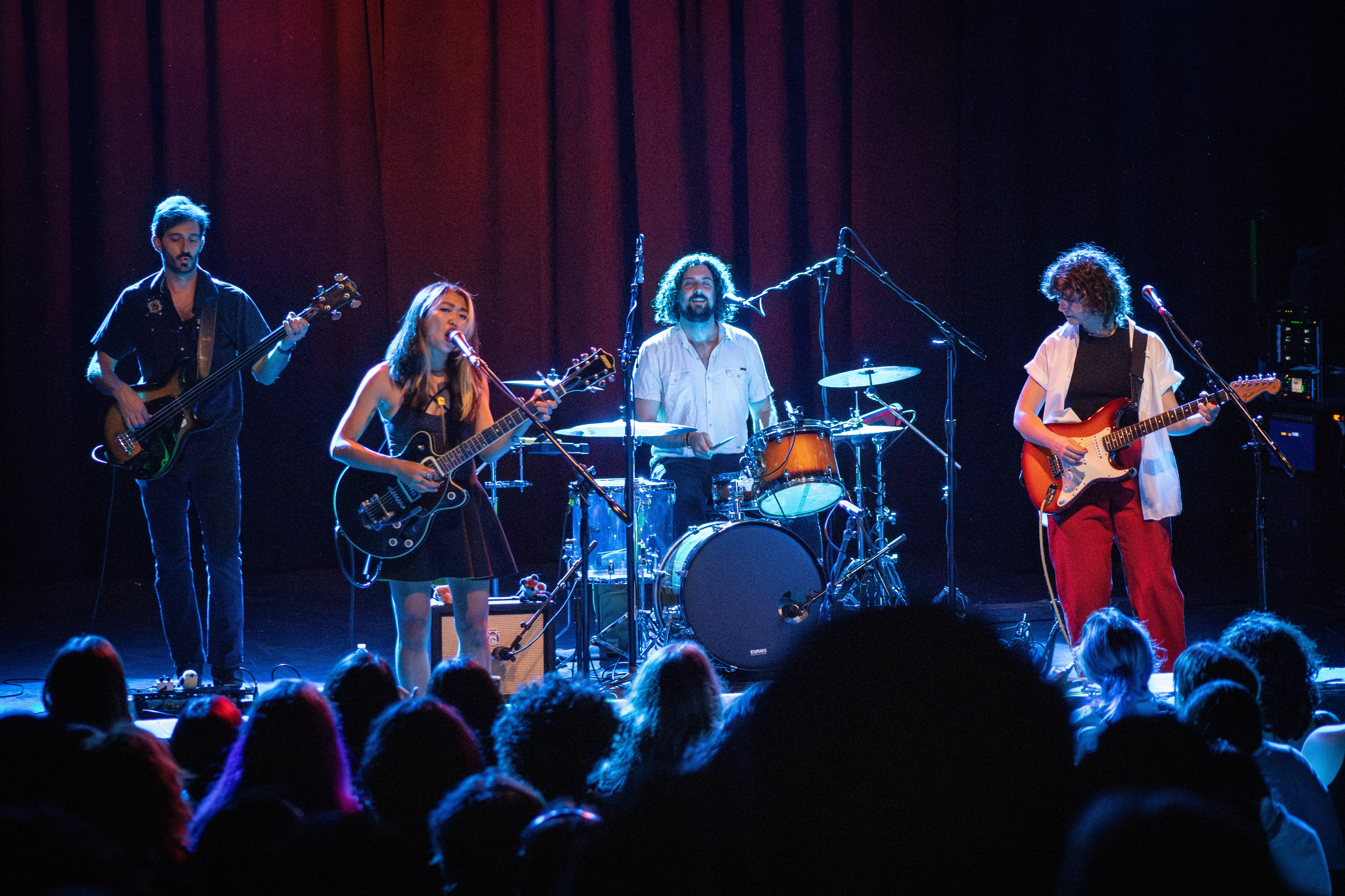 The Crane Wives perform on stage