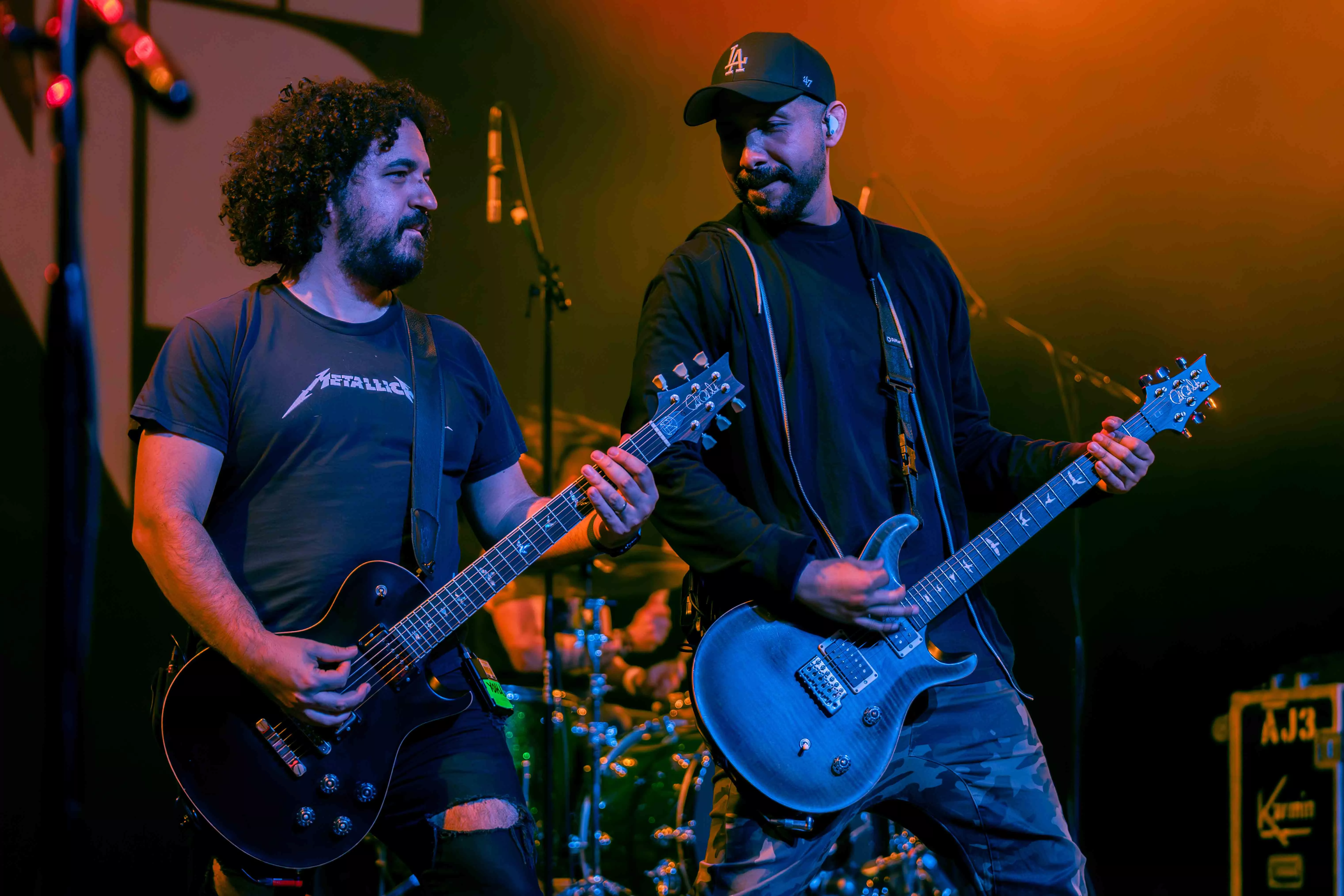 Musicians perform on stage at the Riverside Municipal Auditorium on November 15 in Riverside Ca