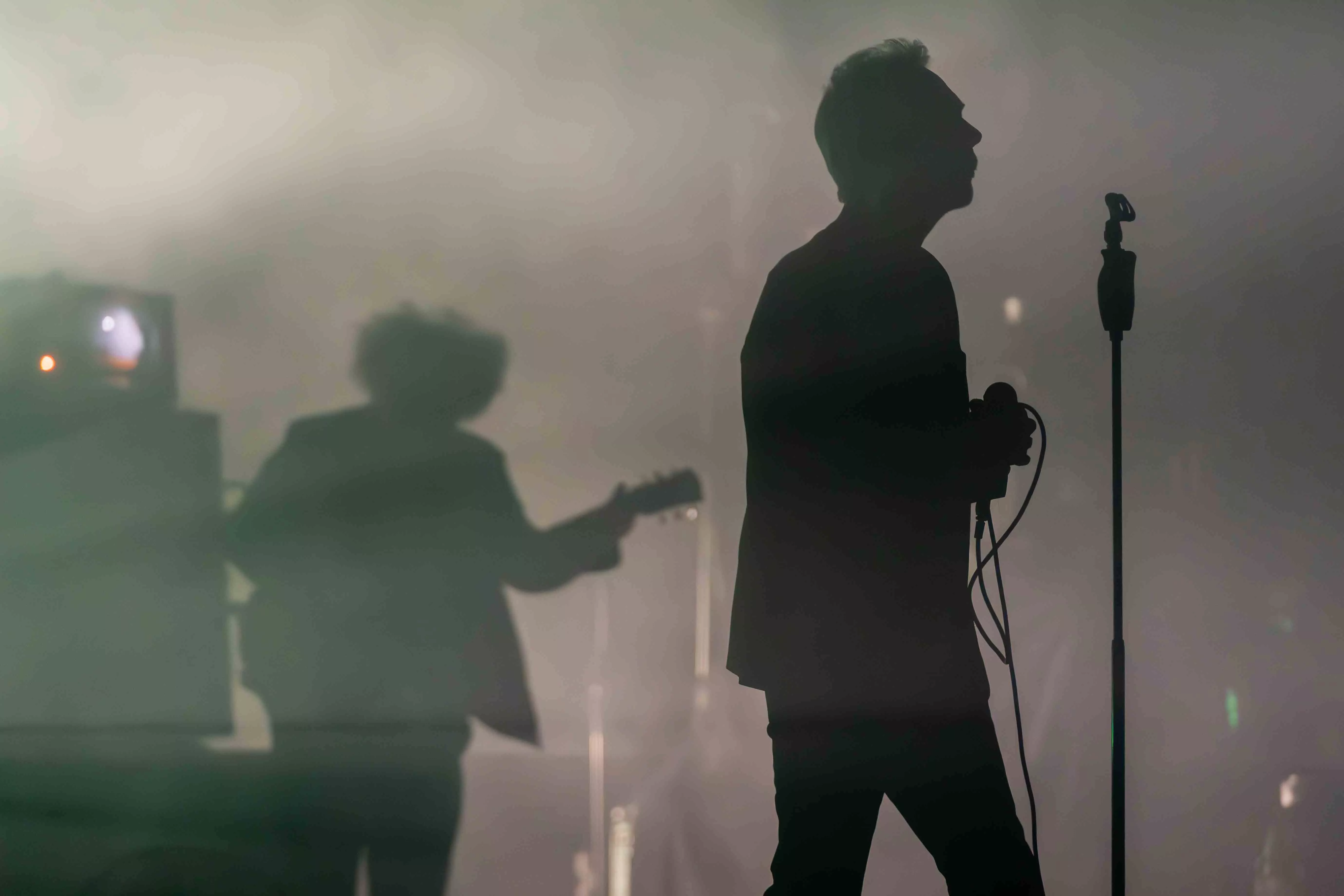 Musicians perform on stage at the Fox Performing Arts Center in Riverside Ca on Nov 6