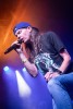 Ronnie Winter the lead singer of The Red Jumpsuit Apparatus performs on stage