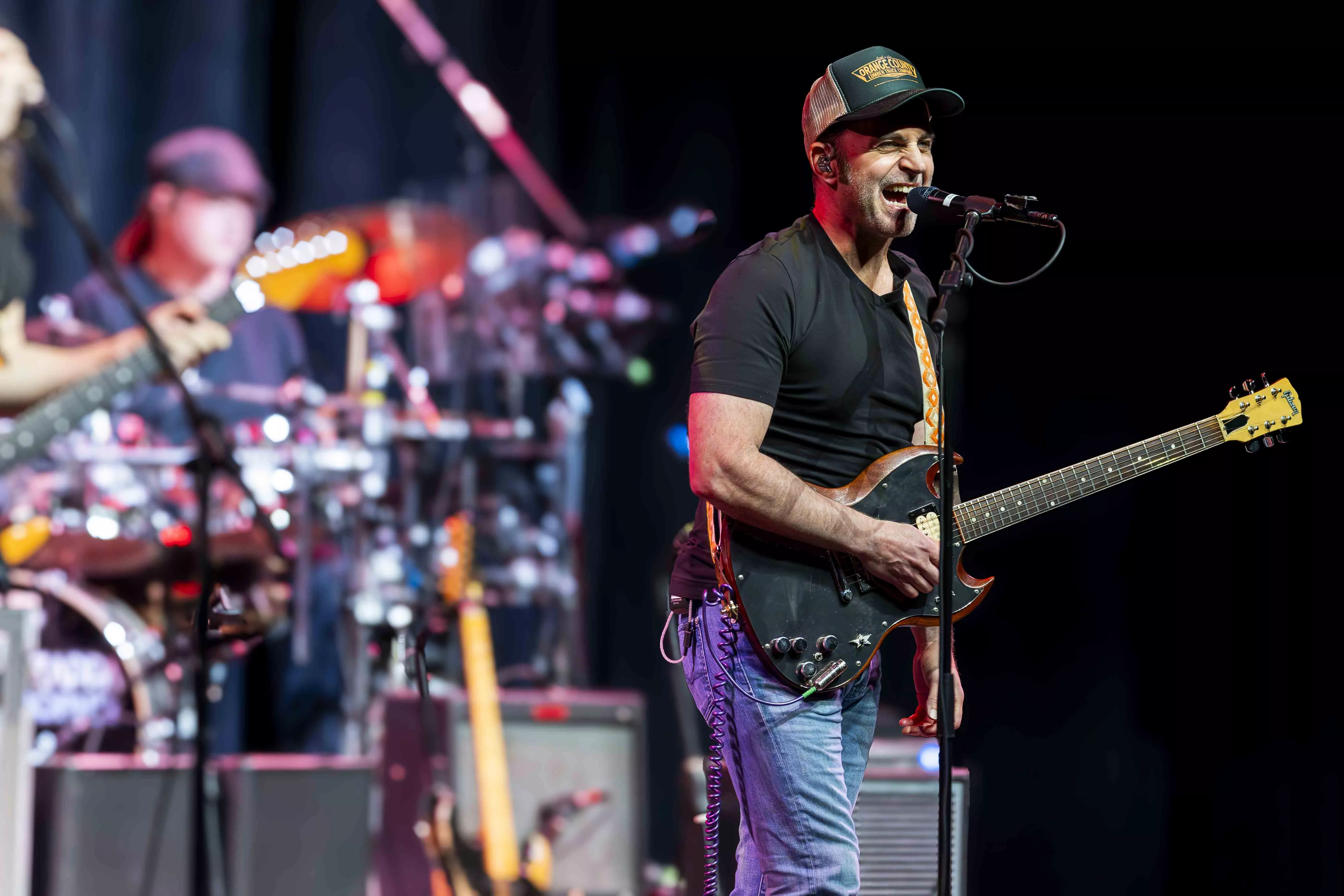 Musicians perform on stage at the Fox Performing Arts Center in Riverside Ca on Jan 11