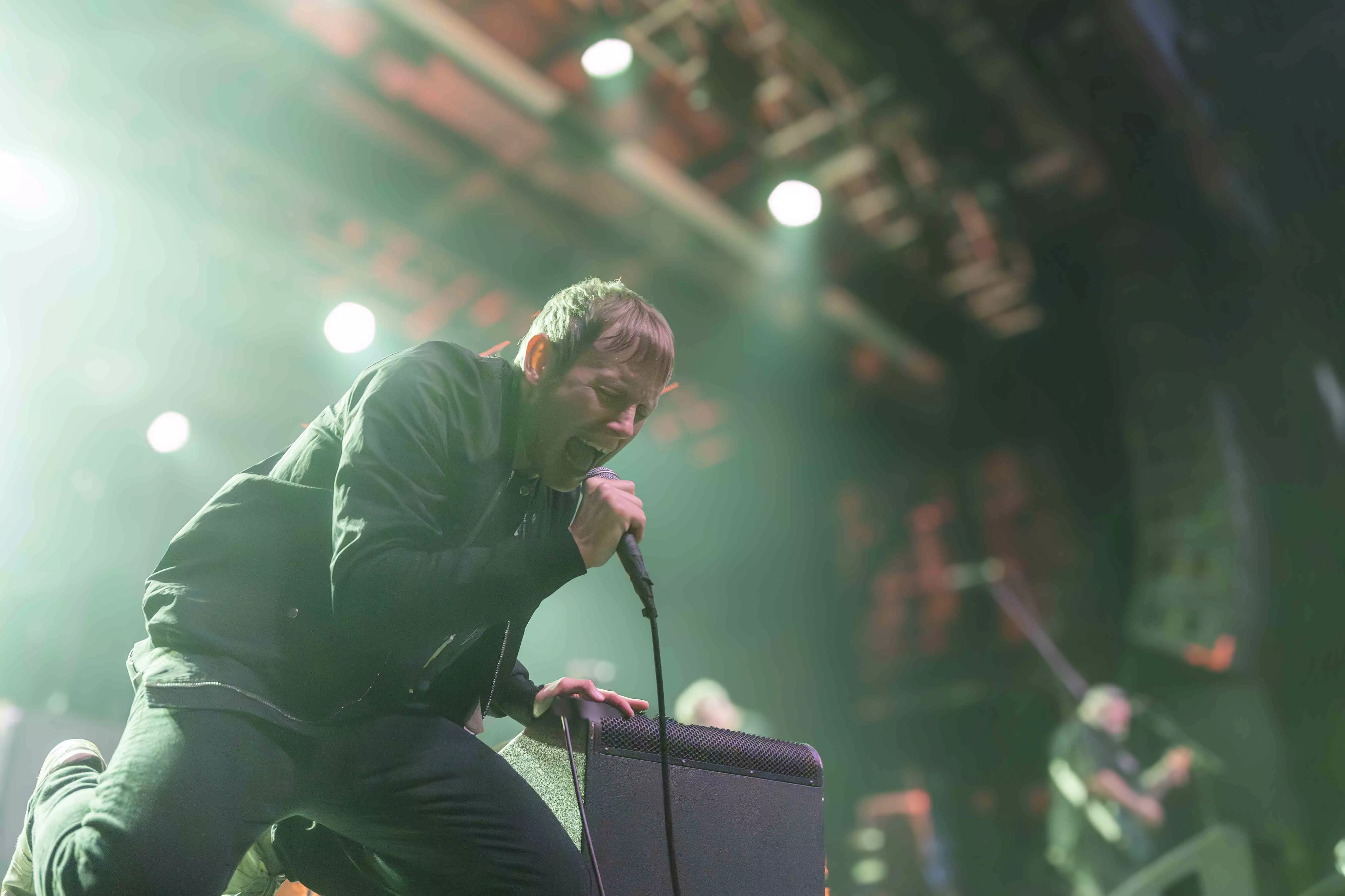 Musicians perform on stage at the house of blues in Anaheim Ca on Jan 31