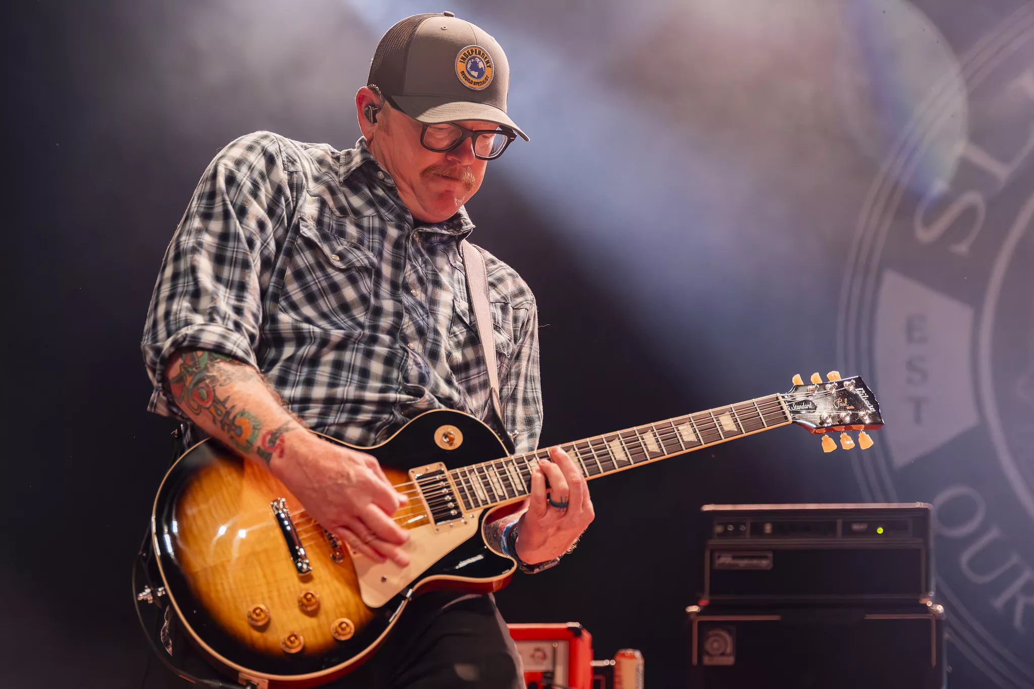 Musicians perform on stage at the House of Blues in Anaheim on Feb 28