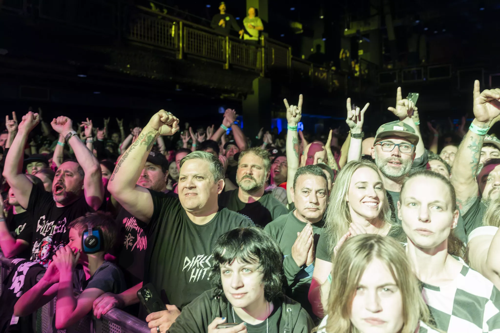 Musicians perform on stage at the House of Blues in Anaheim on Feb 28