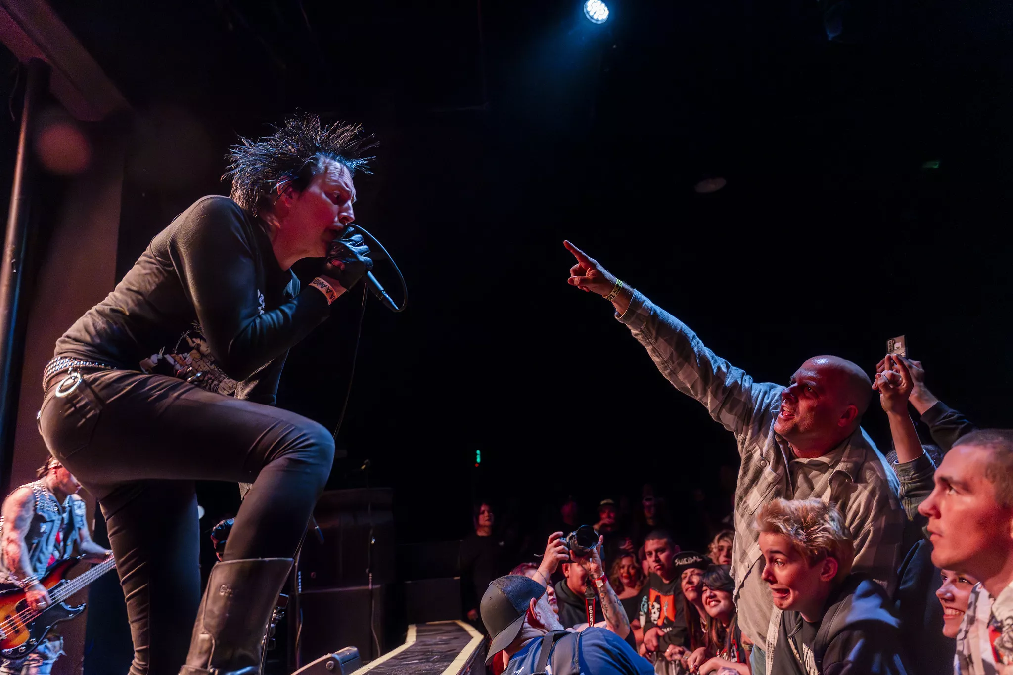 Punk Rock Musicians perform on stage at the Observatory OC on Feb 27