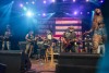 Musicians perform on stage at the House of Blues in Anaheim Ca on April 30