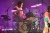 Jon Alvaradothe drummer of Beach Bunny performs on stage