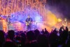 Musicians perform on stage at the Toyota Area in Ontario Ca on May 18