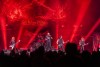 Heavy Metal Musicians perform on stage at the Fox Performing Arts Center on Sept 12 in Riverside, CA