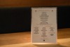 A laminated menu of food items from Wolfskill