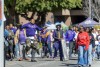 Parade marchers take part in the Black History Month parade