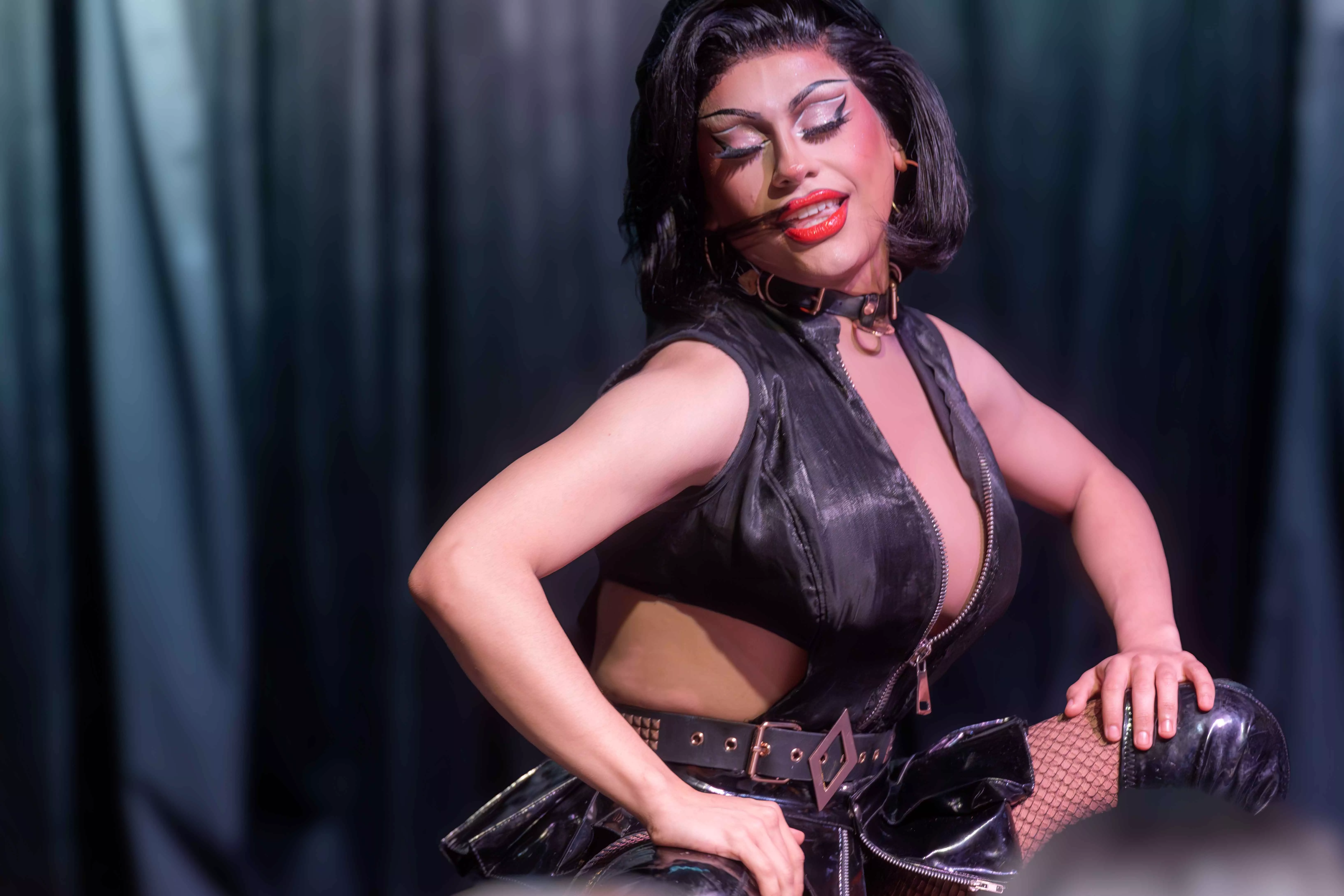 Drag Queens perform in a bar for Drag Brunch