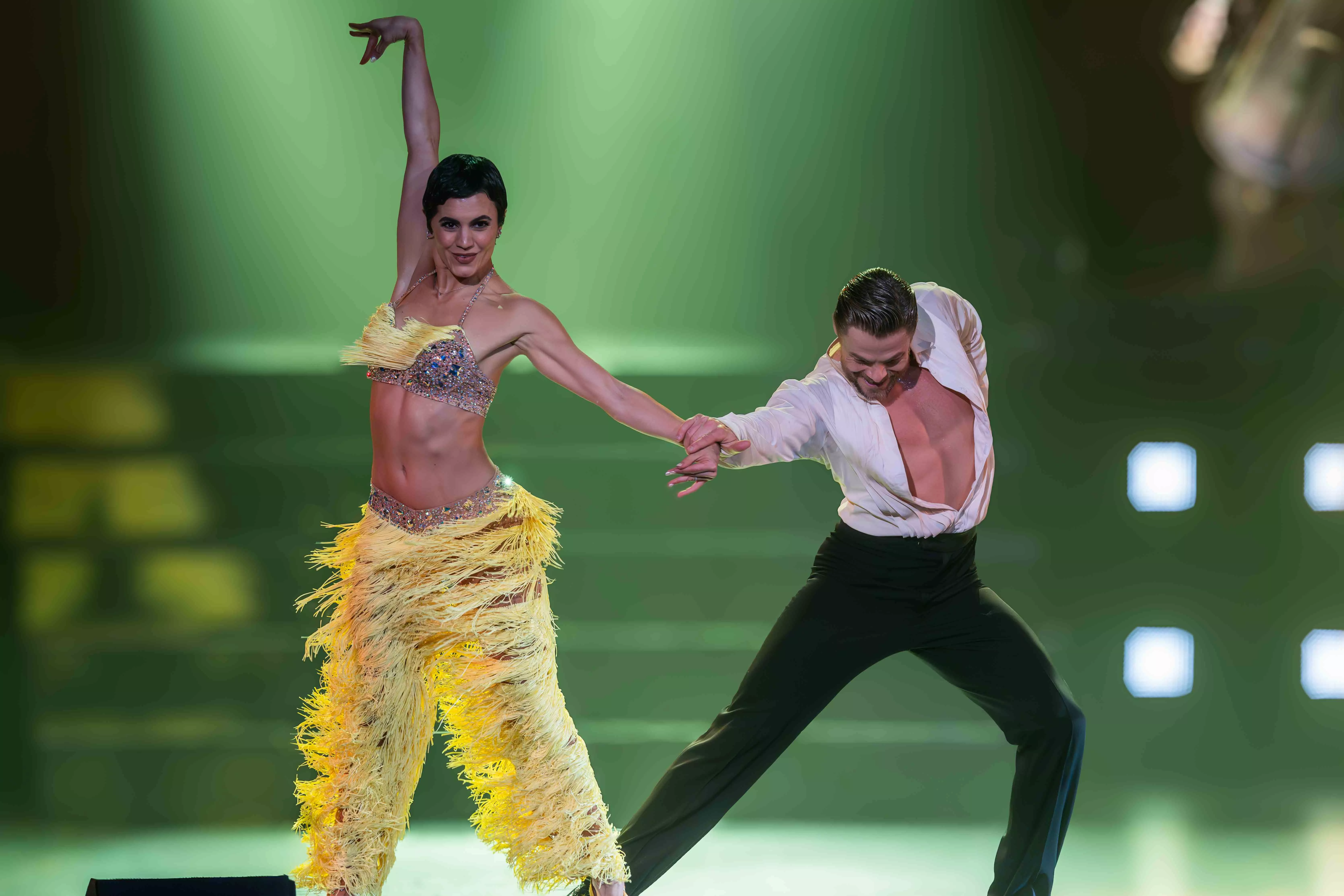 Derek Hough and ensemble perform Symphony of Dance at the Fox Performing Arts Center in Riverside Ca on May 17