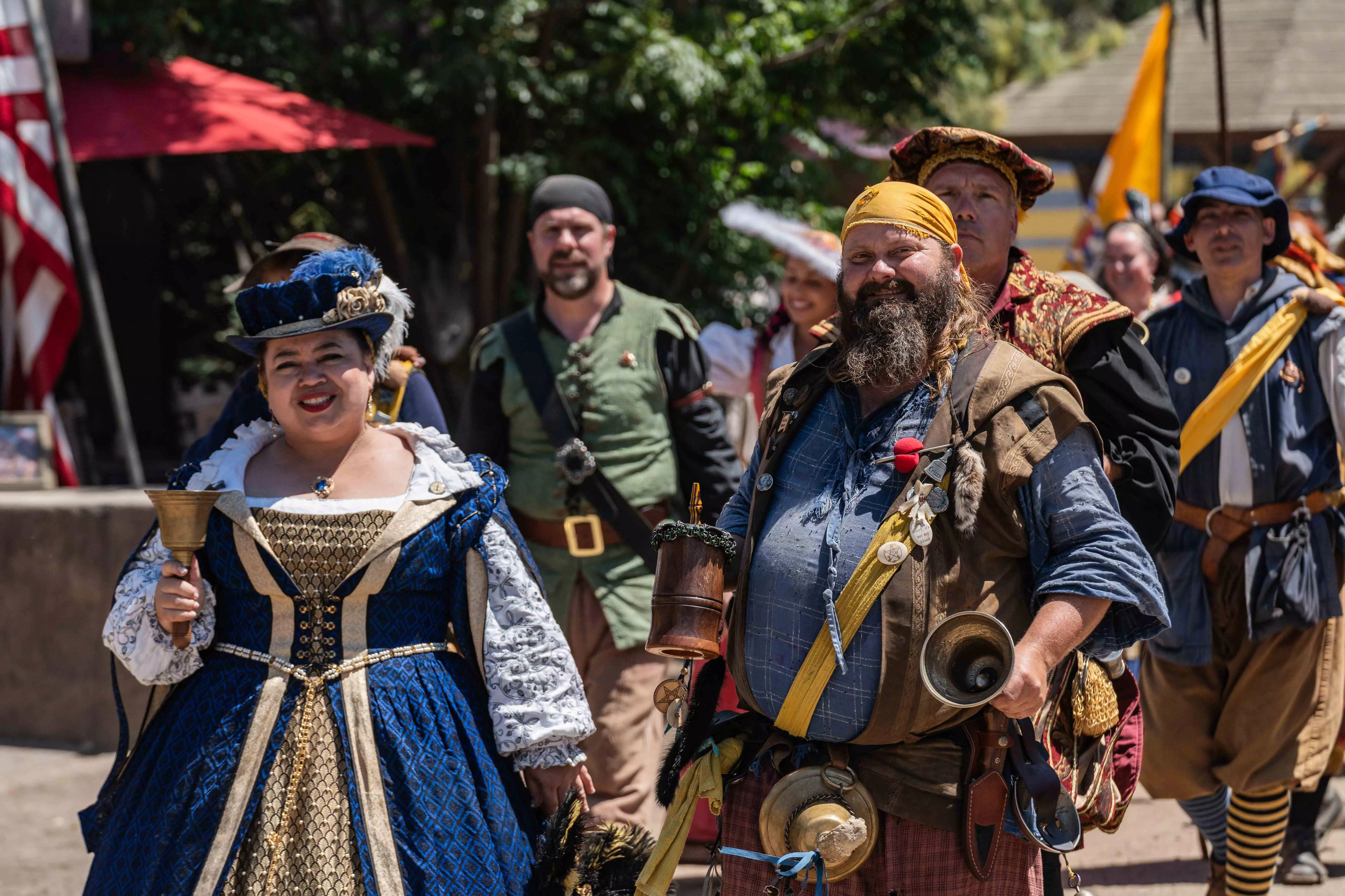 The Koroneburg Renaissance Festivalheld for five weekends starting Memorial Day in Eastvale Ca