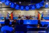 Actors do a Table Read for Charity in the baseement of Back to the Grind on June 21
