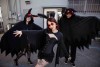 People in costume posing