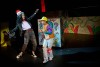 Ben Roiz takes center stage as the Cat in the Hat bringing Dr Seuss mischievous storyteller to life in Act Out Enrichments production of Seussical Jr at The Box Theatre in Riverside Photo by John-Paul Wolf Photography