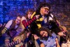 Actors perform on the small stage at Out of the Box Productions in Riverside Ca on July 30
