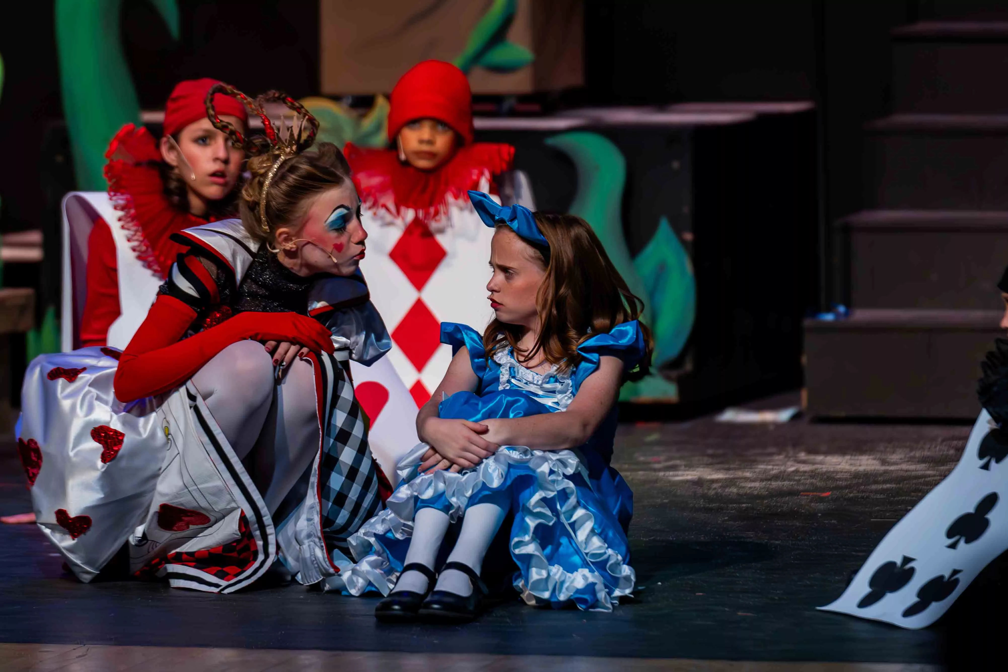 Children perform Alice in Wonderland at JW North High School Theatre