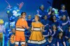 Children in a Finding Nemo costumes performing a play