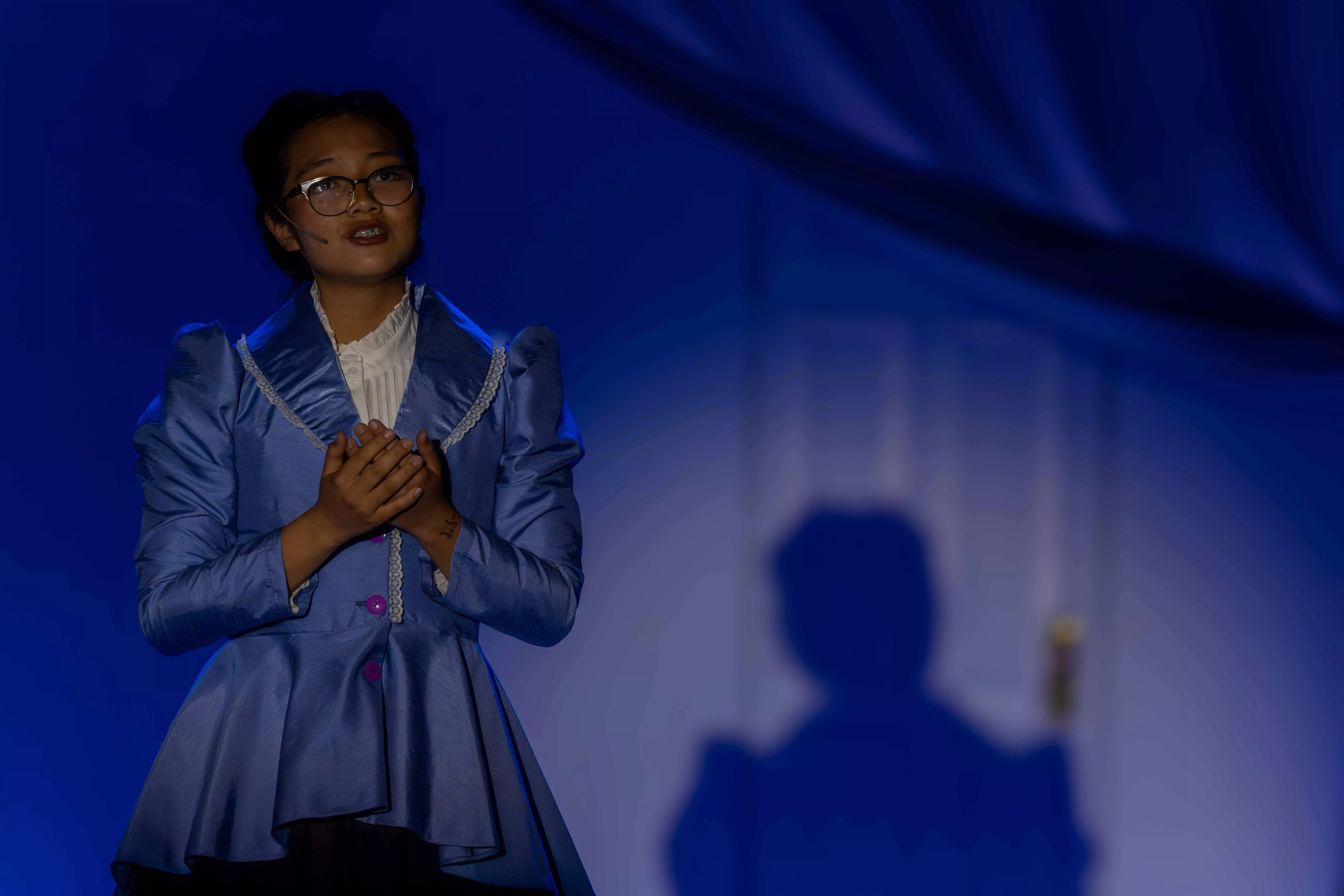 Young Actors from Riverside Childrens Theatre perform Mary Poppins at Martin Luther King Jr High School Theatre on May 9