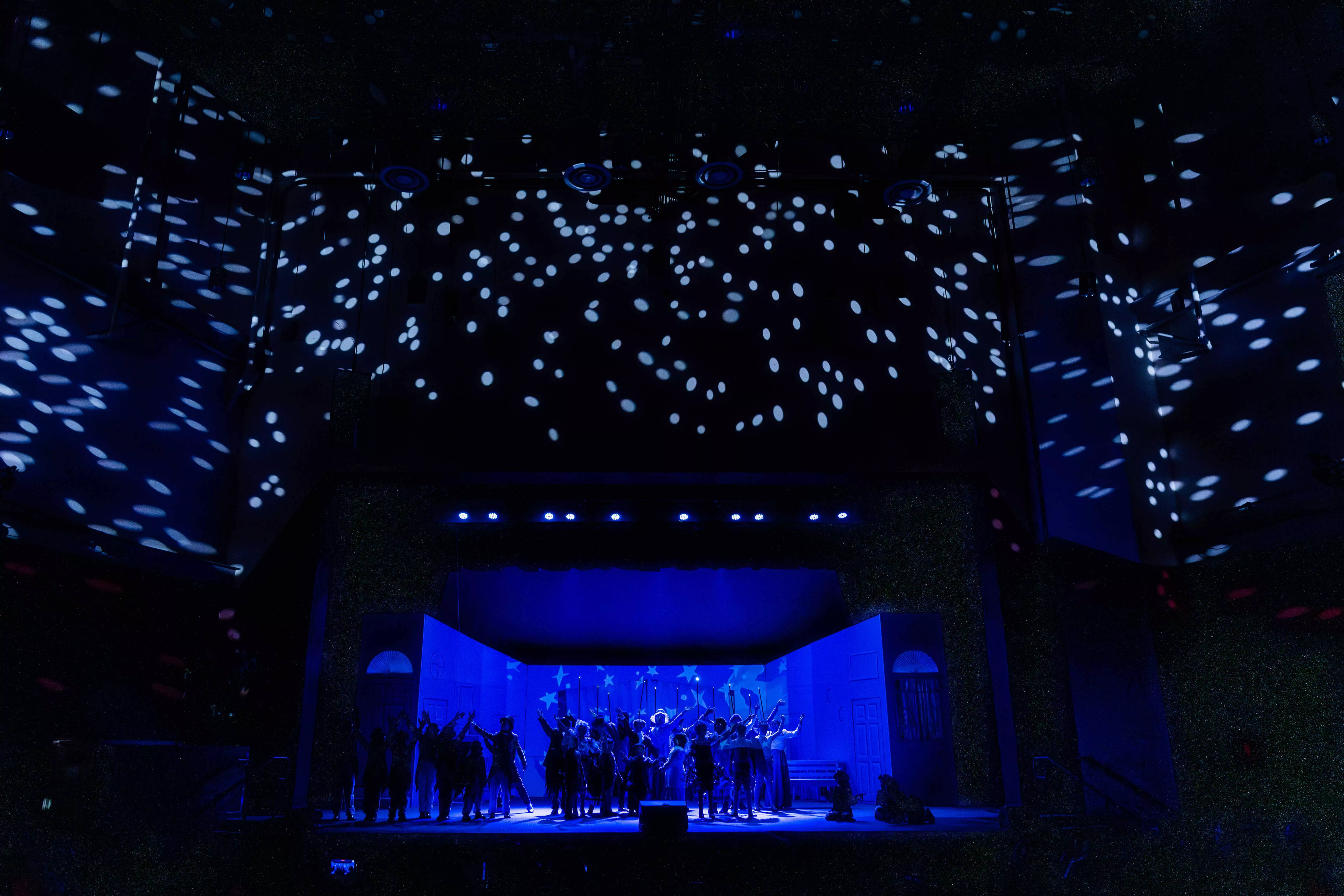 Young Actors from Riverside Childrens Theatre perform Mary Poppins at Martin Luther King Jr High School Theatre on May 9