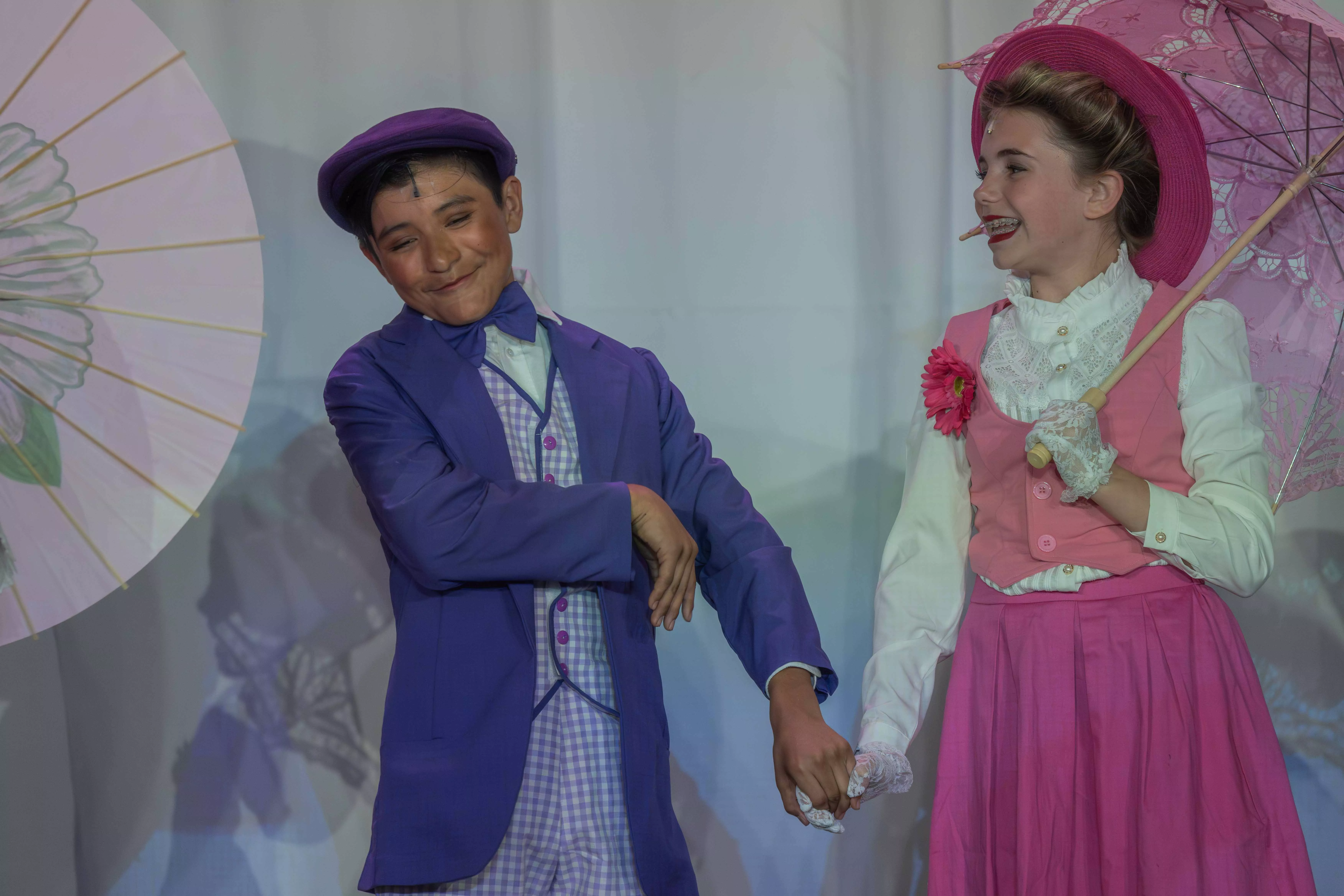 Young Actors from Riverside Childrens Theatre perform Mary Poppins at Martin Luther King Jr High School Theatre on May 9