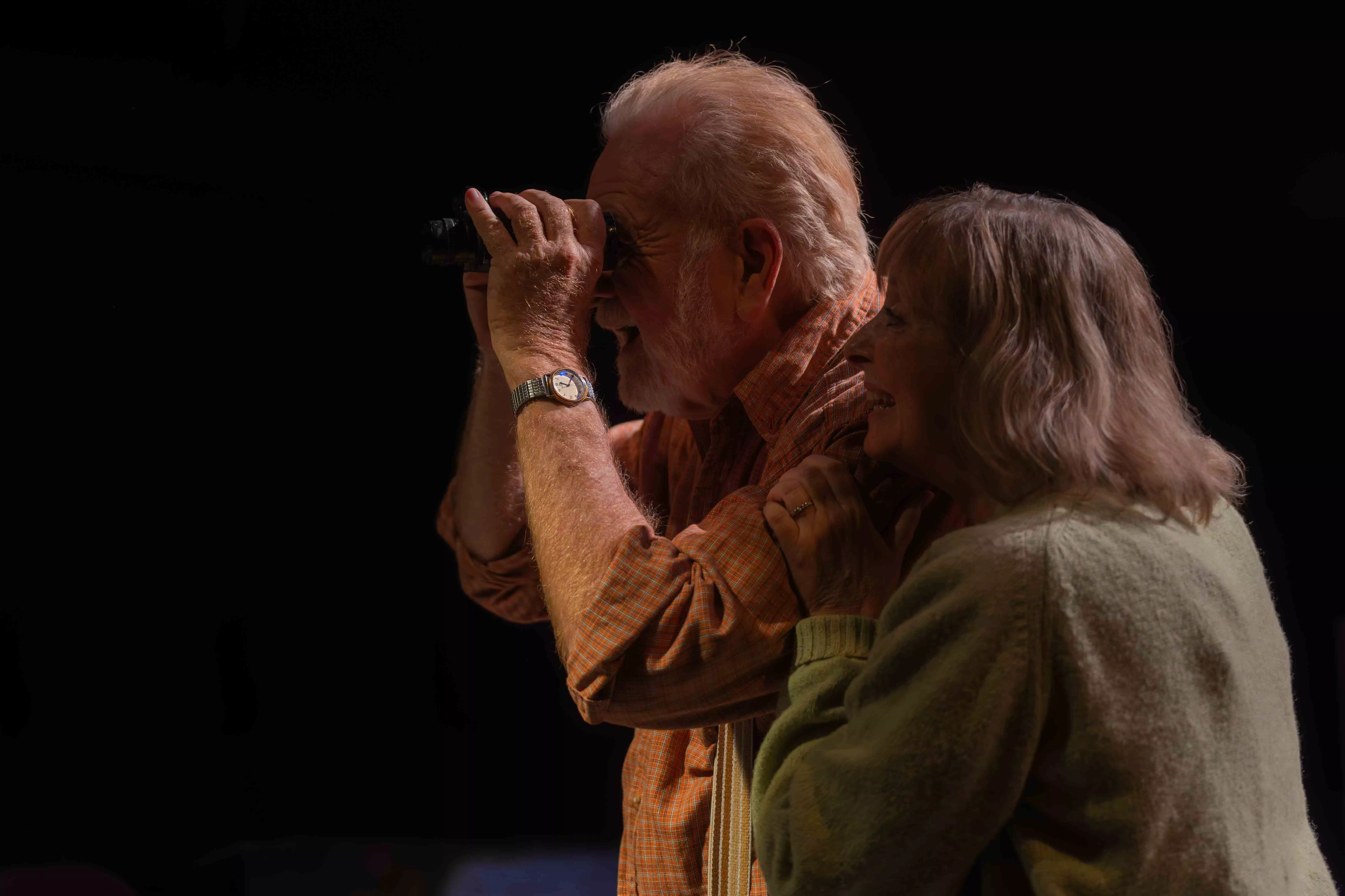 Actors perform scenes during the performance of On Golden Pond at the Riverside Community Players theatre on Sept 4