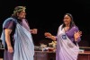 Actors perform scenes from the The Gods of Comedy at the Riverside Community Players theatre in Riverside California