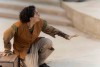 Actors from the Full Circle Players Community Theatre Troupe perform The Tempest at Shakespeare in the Park at the California Citrus Historical Park in Riverside Ca on July 11