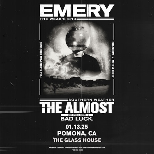 Emery and The Almost on 2025-01-13 19:00:00