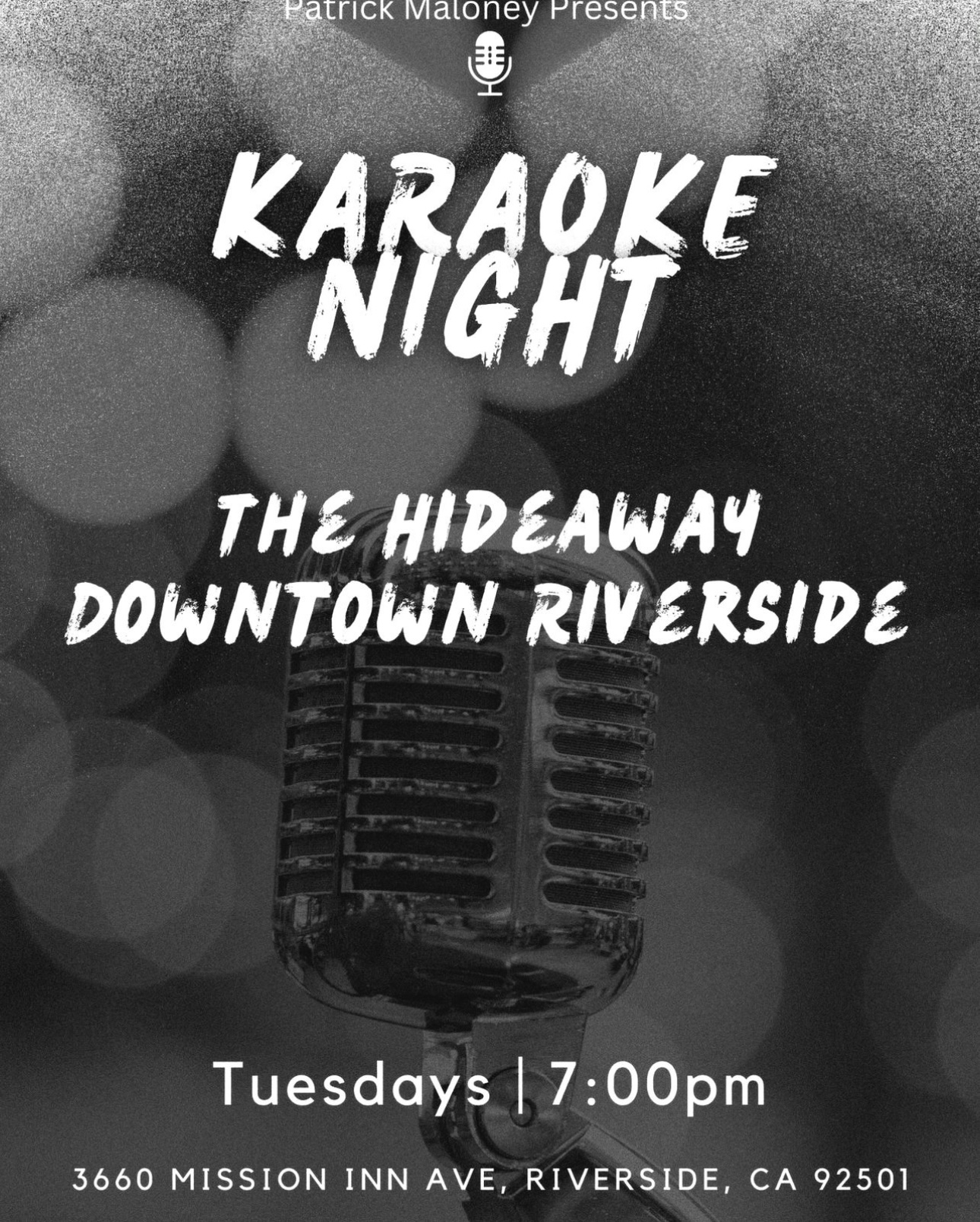 Karaoke Night @ The Hideaway on 2024-05-21 00:00:00