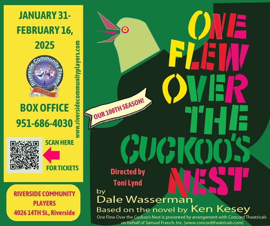 One Flew Over The Cuckoo's Nest on 2025-01-31 20:00:00