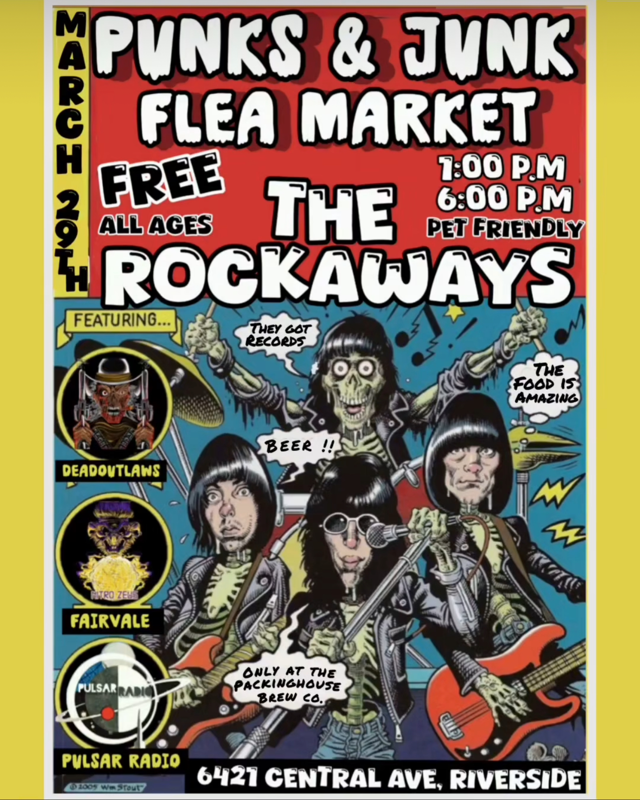 Punks and Junk Flea Market at Packinghouse Brewing Co on 2025-03-29 13:00:00