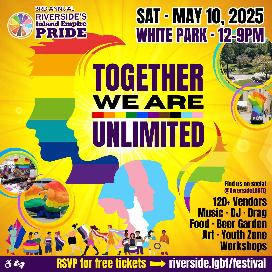 Riverside’s Inland Empire Pride Festival 2025 on 2025-05-09 12:00:00